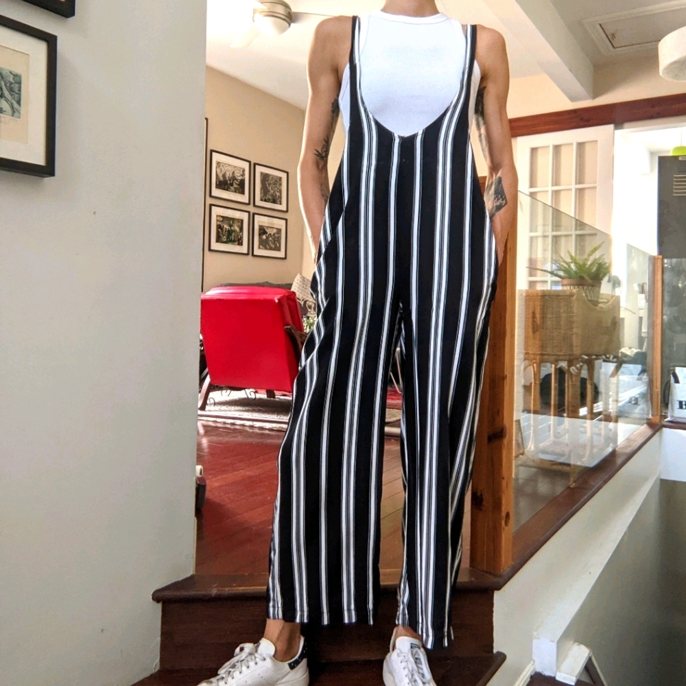 Wild Fable striped jumpsuit